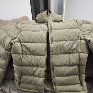 Eddie Bauer Khaki Down Jacket